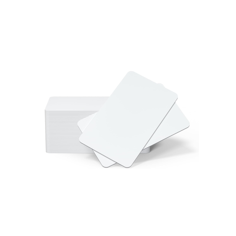 Tarjeta Blanca PVC-0,76mm. 100 ud.